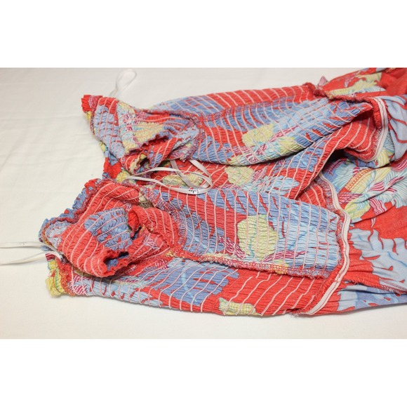 Lulus Patsy Off Shoulder Floral Tropical Print High Slit Maxi‎ Dress Women's L - Picture 6 of 11